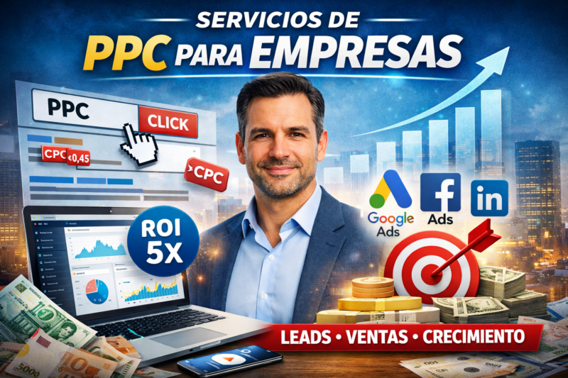 Servicios de PPC para Empresas: Publicidad Digital que Convierte Inversión en Resultados