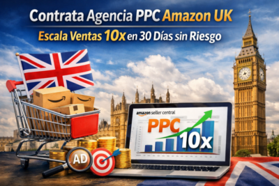 Contrata Agencia PPC Amazon UK: Escala Ventas 10x en 30 Días sin Riesgo