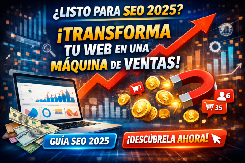 ¿Listo para SEO 2025? Esta guía transforma tu web en una máquina de ventas