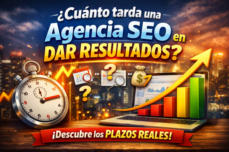 ⏱️ ¿Cuánto tarda una agencia SEO en dar resultados? (datos reales)