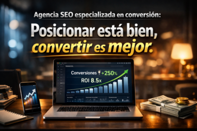 Agencia SEO especializada en conversión: posicionar es solo el principio