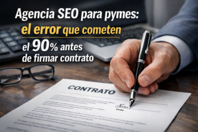 Agencia SEO para pymes: el error que cometen el 90 % antes de firmar contrato