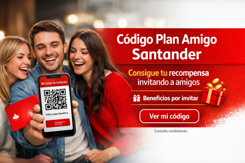 código Plan Amigo Santander